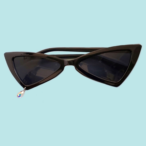Sad Girl tear drop crystal sunglasses